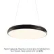 ПЕНДЕЛ LED 54W 4320LM CCT ЧЕРЕН МЕТАЛ D60XH8CM KALLISTA