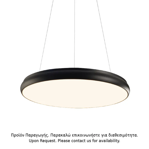 ПЕНДЕЛ LED 54W 4320LM CCT ЧЕРЕН МЕТАЛ D60XH8CM KALLISTA