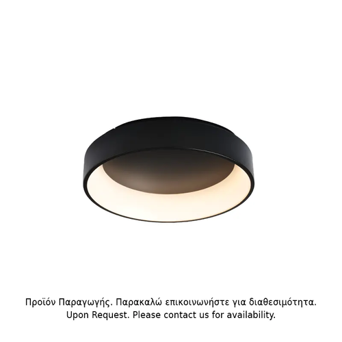 ПЛАФОН LED 36W ДИМИРУЕМ CCT 3670LM ЧЕРЕН МЕТАЛ D45XH14CM APOLLO