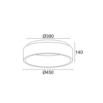 ПЕНДЕЛ LED 36W CCT 3670LM БЯЛ МЕТАЛ D45XH120CM APOLLO