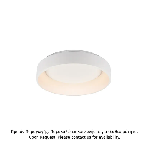 ПЛАФОН LED 36W ДИМИРУЕМ CCT 3670LM БЯЛ МЕТАЛ D45XH14CM APOLLO