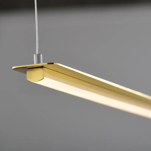 ^PENDANT LIGHTING LED 20W 3000K 1600LM BRASS MEALLIC 100Χ5ΧH150CM ATLANTIS - изображение 2