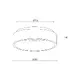 CEILING LIGHT LED 73W DIMMER CCT 5450LM WHITE METAL D78XH14CM APOLLO - изображение 2