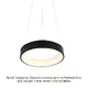 ПЕНДЕЛ LED 36W ДИМИРУЕМ CCT 3670LM ЧЕРЕН МЕТАЛ D45XH120CM APOLLO