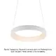 PENDANT LUMINAIRE LED 48W DIMMER CCT LM WHITE METAL D60XH120CM APOLLO