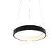 PENDANT LIGHT LED 73W CCT 5450LM BLACK METAL D78XH14CM APOLLO