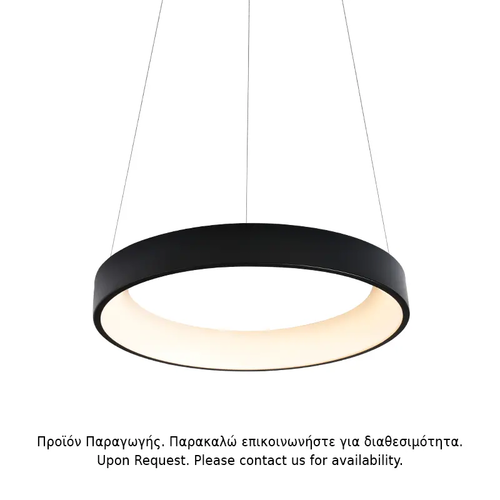 ПЕНДЕЛ LED 73W ДИМИРУЕМ CCT 5450LM ЧЕРЕН МЕТАЛ D78XH14CM APOLLO