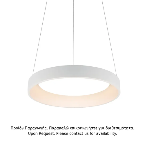ПЕНДЕЛ LED 73W ДИМИРУЕМ CCT 5450LM БЯЛ МЕТАЛ D78XH14CM APOLLO
