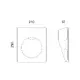 ^LED GYPSUM TRIMLESS STEP LUMINAIRE SKYE CREE 1.5W 3000K 150LM 230V AC RA80 - изображение 2