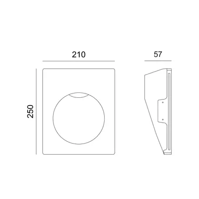 ЛЕД ГИПС ТРИМЛЕС Φ/Σ СКИЕ НЕПРЯКО ОСВЕТЛЕНИЕ CREЕ 1.5W 3000K 150LM 230V AC RA80 SKYE