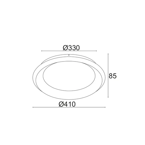 ПЛАФОН LED 36W ДИМИРУЕМ CCT 3470LM БЯЛ МЕТАЛ D41XH8,5CM DIANA - изображение 2