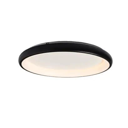 CEILING LIGHT LED 73W CCT 5250LM BLACK METAL D81XH8,5CM DIANA