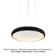 PENDANT LUMINAIRE LED 36W CCT 3470LM WHITE METAL D41XH120CM DIANA