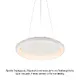 PENDANT LUMINAIRE LED 36W CCT 3470LM WHITE METAL D41XH120CM DIANA