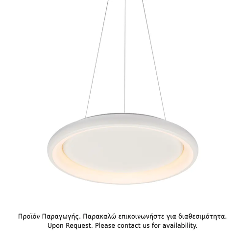 PENDANT LUMINAIRE LED 36W CCT 3470LM WHITE METAL D41XH120CM DIANA