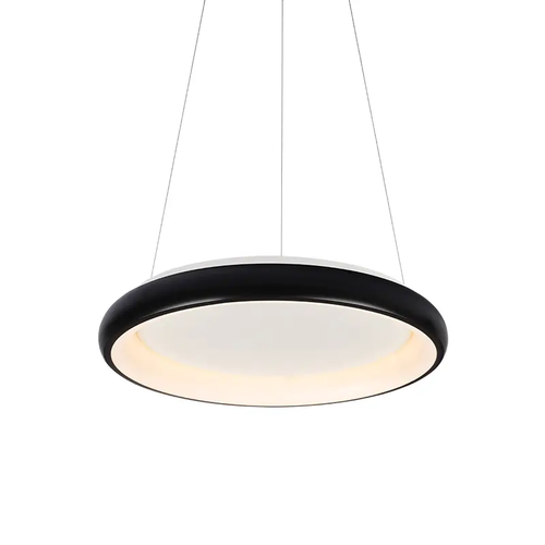 PENDANT LIGHT LED 45W CCT 3600LM BLACK METAL D61XH8,5CM DIANA