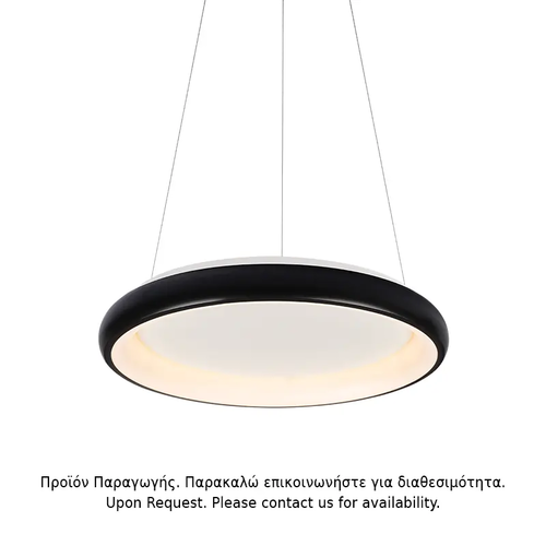 ПЕНДЕЛ LED 45W ДИМИРУЕМ CCT 3600LM ЧЕРЕН МЕТАЛ D61XH8,5CM DIANA
