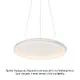PENDANT LIGHT LED 45W DIMMER CCT 3600LM WHITE METAL D61XH8,5CM DIANA