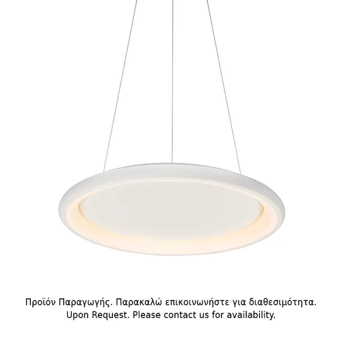 PENDANT LIGHT LED 45W DIMMER CCT 3600LM WHITE METAL D61XH8,5CM DIANA
