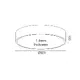 CEILING LUMINAIRE LED 50W 4800LM CCT WHITE METAL D50XH10CM OPTIMUS - изображение 2