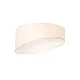 CEILING LIGHT 3ΧΕ27 WHITE FABRIC+ACRYLIC Φ40ΧΗ18CM PABLO