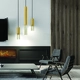 ^PENDANT LUMINAIRE 1XGU10 DOHA GOLD METAL IP20 D6XD8XH150CM - изображение 2