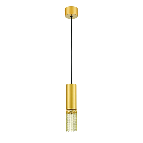 ^PENDANT LUMINAIRE 1XGU10 DOHA GOLD METAL IP20 D6XD8XH150CM