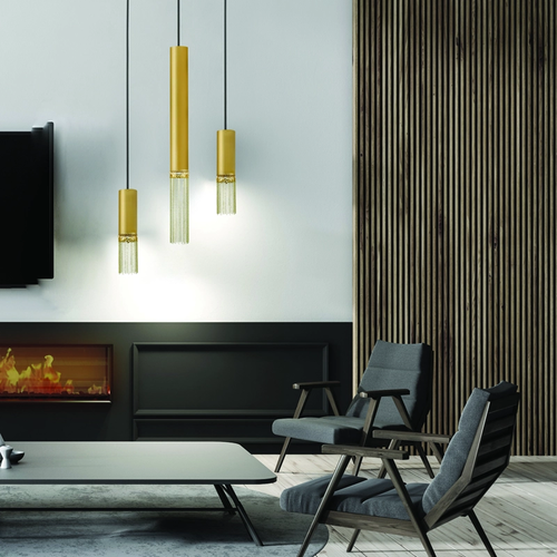 ^PENDANT LUMINAIRE 1XGU10 DOHA GOLD METAL IP20 D6XD8XH150CM - изображение 2