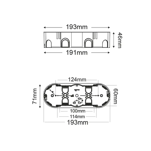 FL.MOUNT.JUNCT.MOLLOW.WALLS BOX 6/7 MODULES - изображение 2