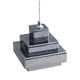 NETTO PENDANT GLASS GREY D17CM 1ΧG9
