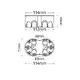 FL.MOUNT.JUNCT.HOLLOW WALLS BOX 3 MODULES - изображение 2