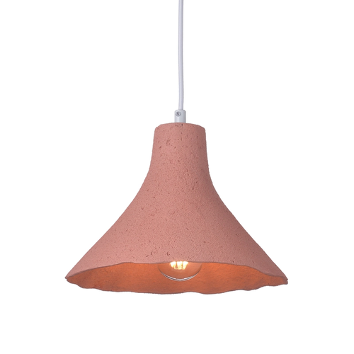 NETTO PENDANT 1XE27 PINK CLAY Φ25ΧΗ120CM