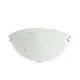 CEILING GLASS+CRYSTAL D30CM 2ΧΕ27 ANYA