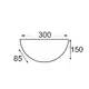 WALL LAMP D30 WHITE GLASS ALBATRE - изображение 2