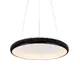 PHASING OUT PENDANT LUMINAIRE LED 100W 3000K 7010LM BLACK METAL D81XH120CM DIANA
