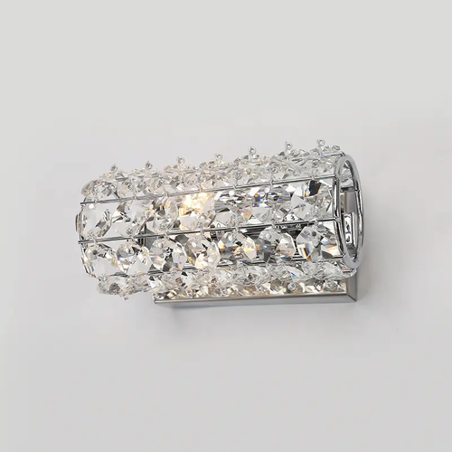 WALL L/F 1XG9 CRYSTAL + CHROME METAL 15X10X7CM LIANNA