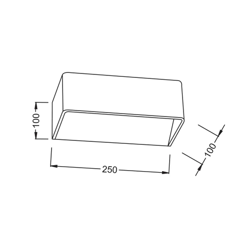ВИСЯЩА ЛАМПА ЛЕД ЧЕРНО  UP-DOWN ПАРЕЛЛЕЛ 2X3W 230V 30 NEPHELE - изображение 2