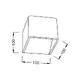БЯЛА АПЛИКА ЛЕД  UP-DOWN CUBE  1X3W 230V 4000K 2500 NEPHELE - изображение 2