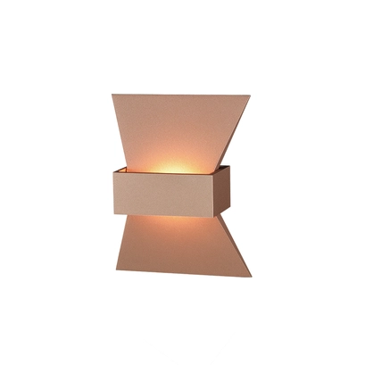 ОСВЕТИТЕЛНО ТЯЛО ЛЕД  6W 3000K ЗЛАТЕН АЛУМИН 20Χ16Χ7CM ELEGANT
