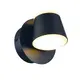^WALL MOUNTED LUMINAIRE LED 8W 3000K 640LM BLACK METAL 12X12X13CM LUCIDO