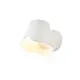 ^WALL LIGHTING 1XE27 WHITE METALLIC 21Χ17Χ20CM MONET