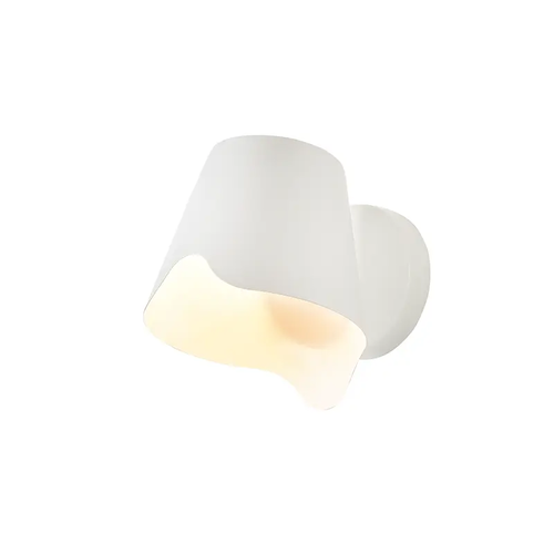 ^WALL LIGHTING 1XE27 WHITE METALLIC 21Χ17Χ20CM MONET