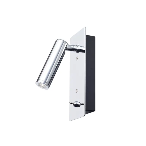 LED WALL LAMP COB 3W 4000K RECESSED METAL CHROME INYOKA