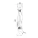 WALL LAMP 1 Χ Ε27 BLACK 50Χ11Χ8 CM METALIC MAYA - изображение 2
