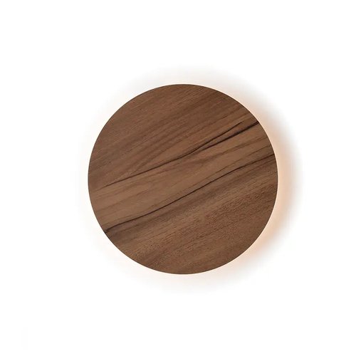 ОСВЕТИТЕЛНО ТЯЛО ЛЕД 5W 3000Κ ЦВЯТ ТЪМНО ДЪРВО MDF КРЪГ Φ14XH3,6CM ECLIPSE