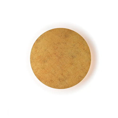 WALL LUMINAIRE LED 10W 3000K ANTIQUE BRASS MDF CIRCLE Φ22ΧΗ3,6CM ECLIPSE
