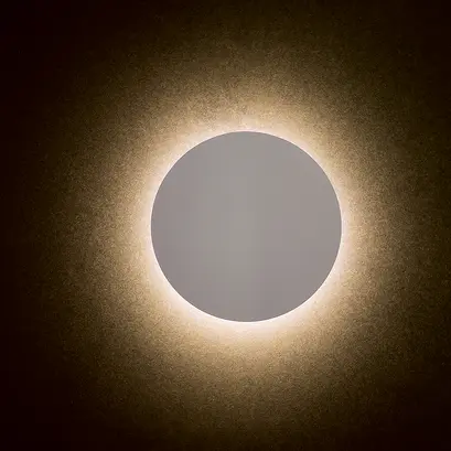 ОСВЕТИТЕЛНО ТЯЛО ЛЕД 15W 3000Κ  БЯЛО MDF КРЪГ Φ30ΧΗ3,6CM ECLIPSE