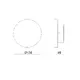 LED GYPSUM WALL LIGHT NATURAL 5W 300Lm 3000K D150Χ45 RAFA - изображение 3