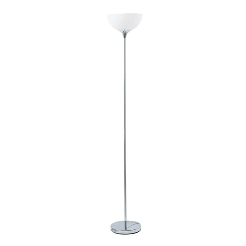 FLOOR LAMP GLASS CHROME 1XE27 BASICO