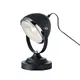 TABLE LUMINAIRE 1XE14 METALLIC BLACK+ GLASS COLOR:black matt Ö15,2×Ç24,7CM HARLEY
